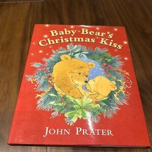 Baby bears Christmas kiss by John prater